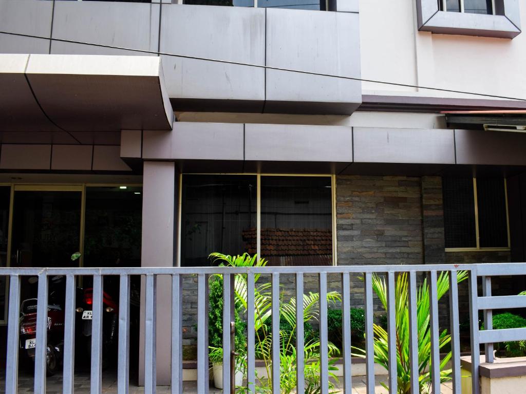 Ruby Residency的阳台或露台