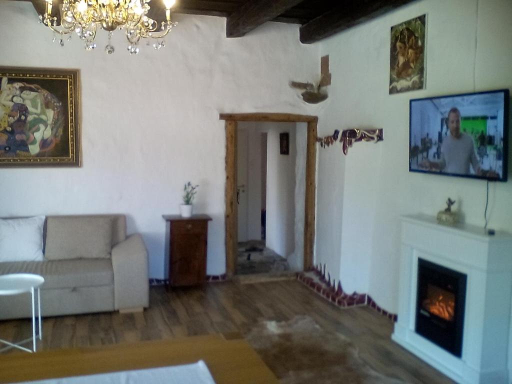 Posezení v ubytování Appartement Donaustrand