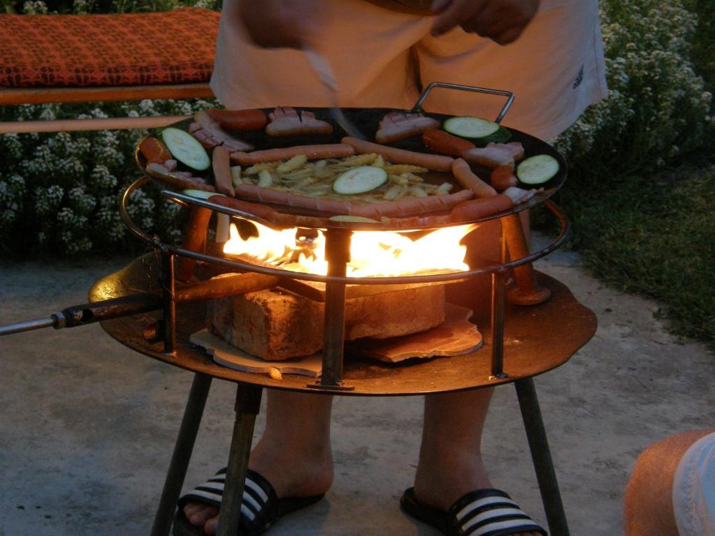 Gril pre hostí v apartmáne