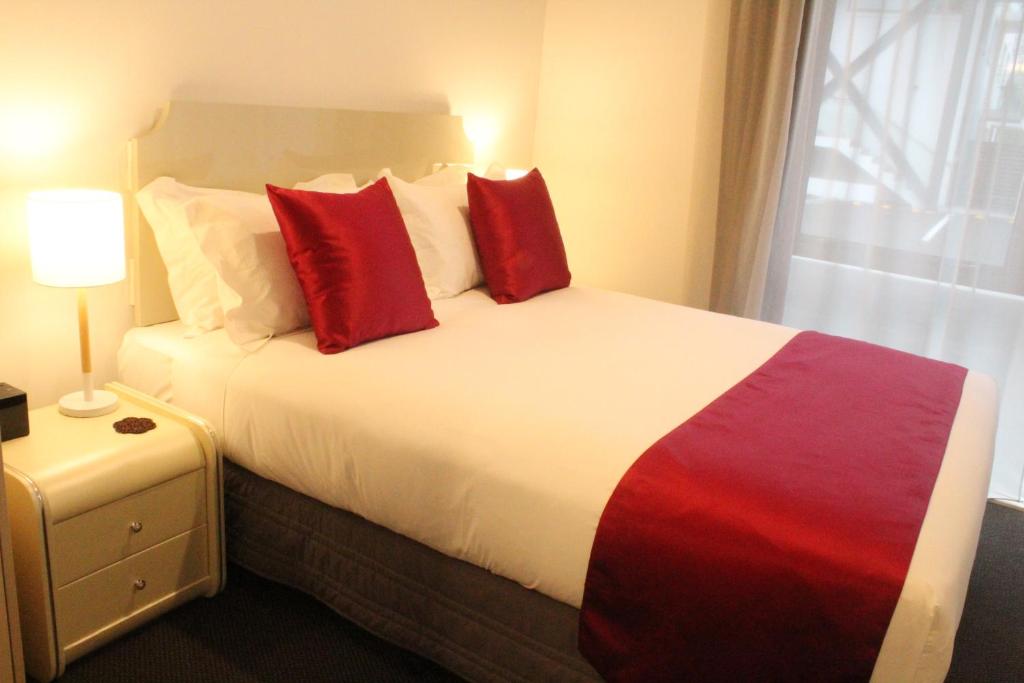 Postel nebo postele na pokoji v ubytování 103 Prince of Bealey Motel