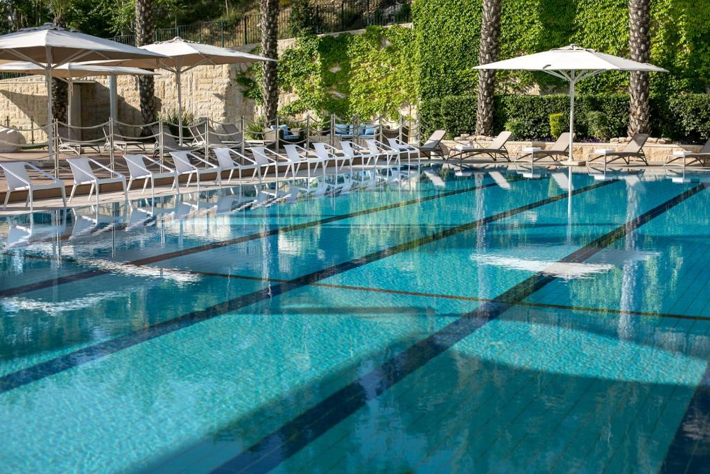Bazén v ubytování Hotel Yehuda nebo v jeho okolí
