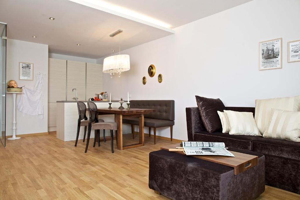Posezení v ubytování Apart Hotel Legendär