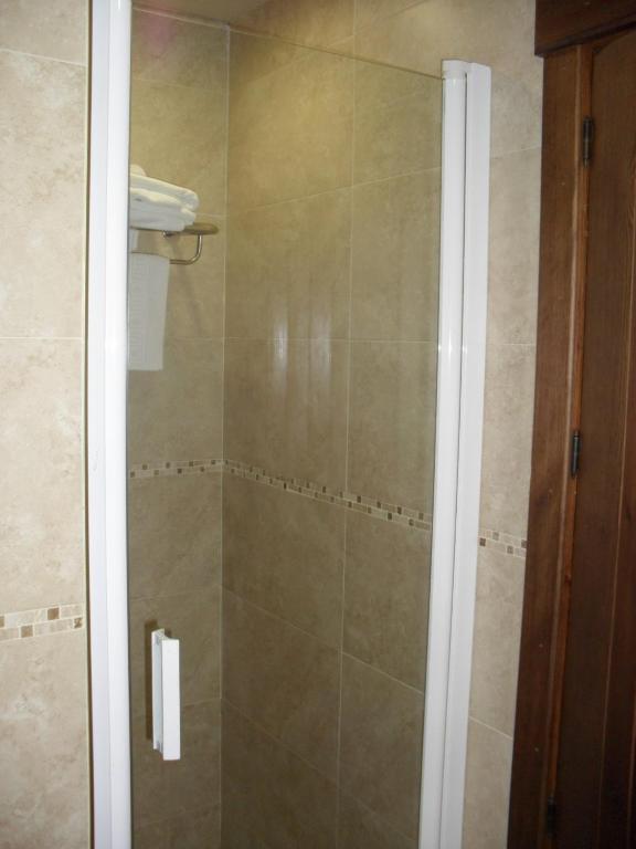Koupelna v ubytování Hotel Zerbinetta