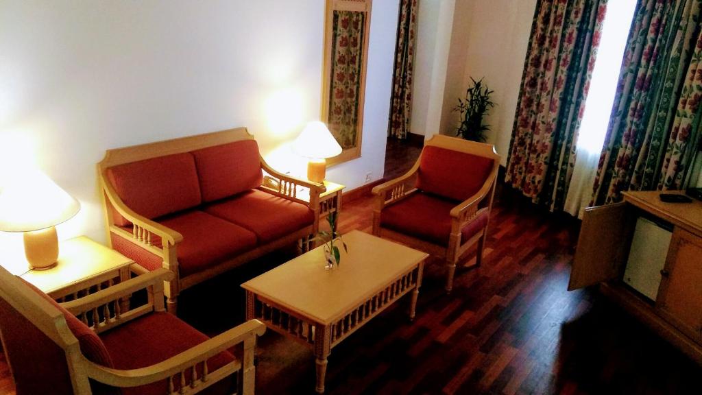 Posezení v ubytování Abad Atrium