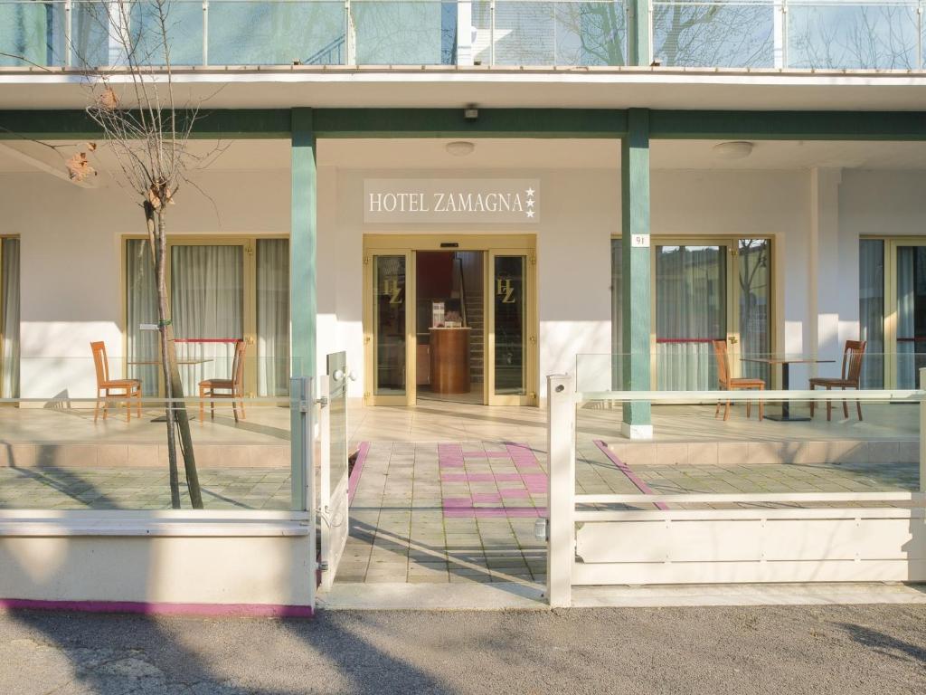 Balkón nebo terasa v ubytování Hotel Zamagna