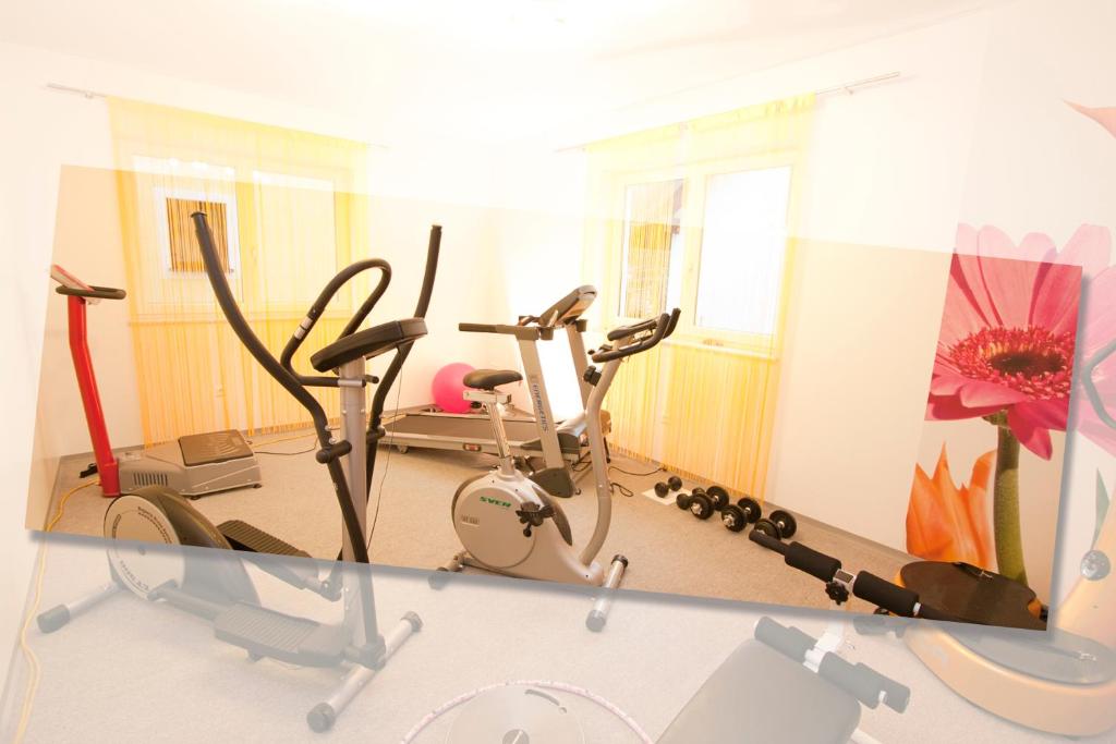 Posilňovňa alebo fitness centrum v ubytovaní Gasthof Spengerwirt