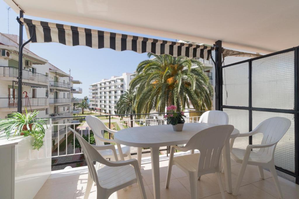 Balkón alebo terasa v ubytovaní Aries Luxe IBERPLAYA