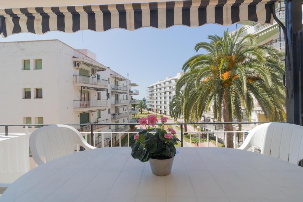 Balkón alebo terasa v ubytovaní Aries Luxe IBERPLAYA