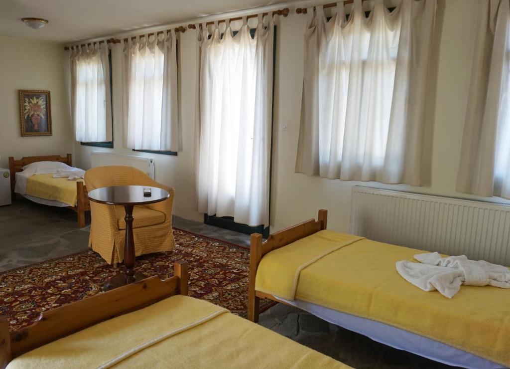 Postel nebo postele na pokoji v ubytování Akontisma