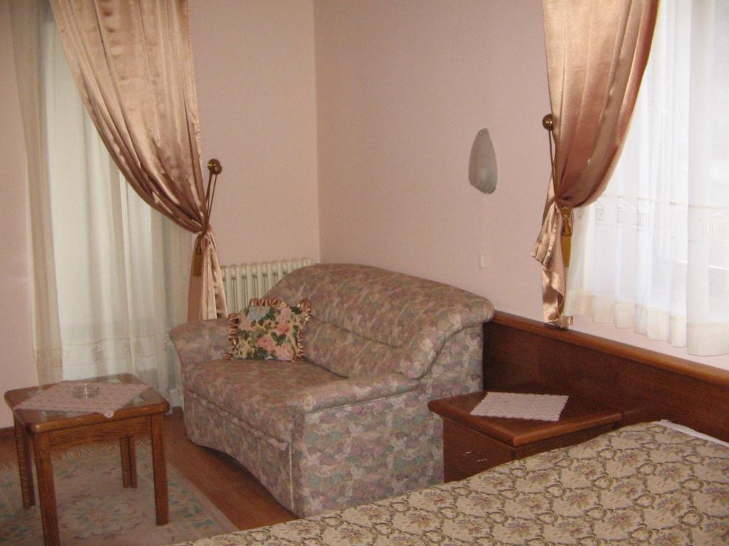 Posezení v ubytování Garni Hotel PBG