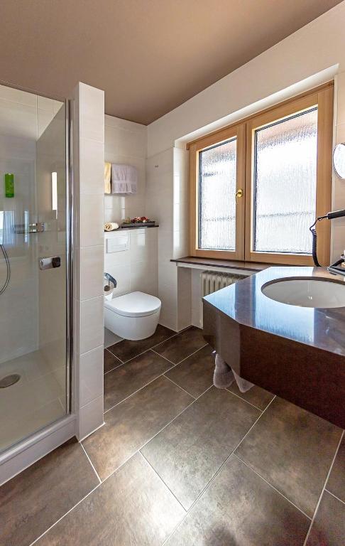 Koupelna v ubytování Wittlers Hotel
