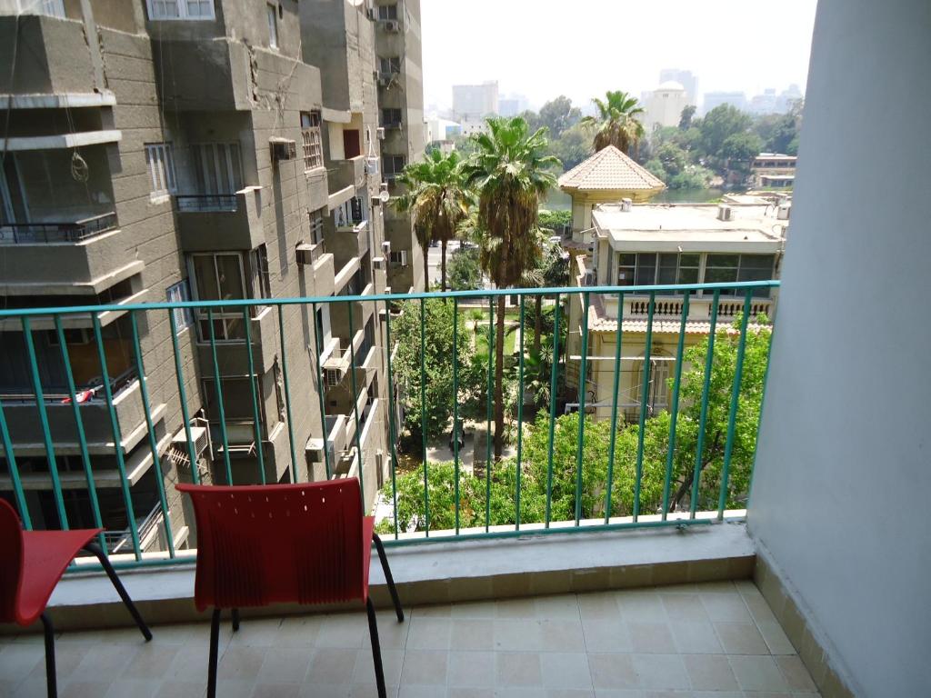 Balkón nebo terasa v ubytování Pharaohs Hotel