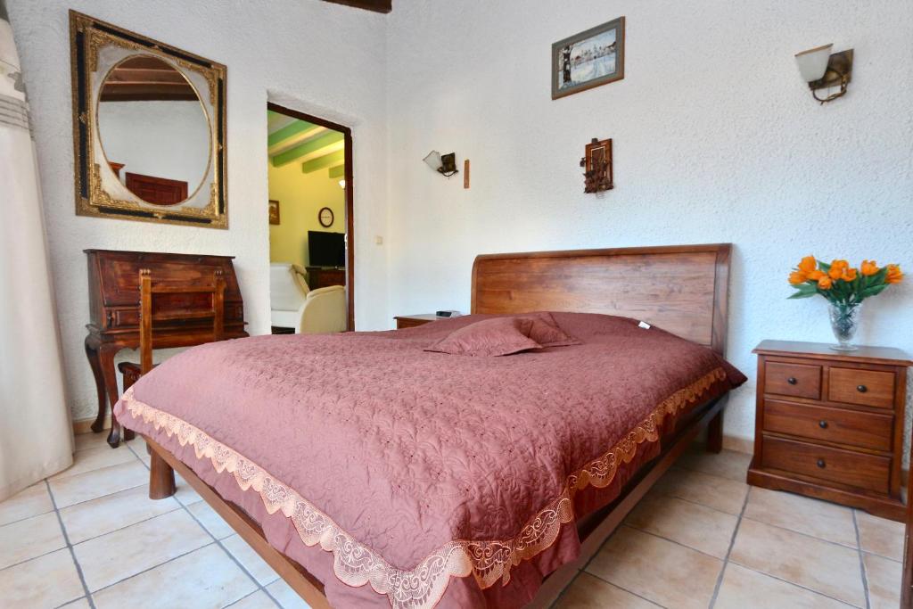 Postel nebo postele na pokoji v ubytování Villa in Maryvilla