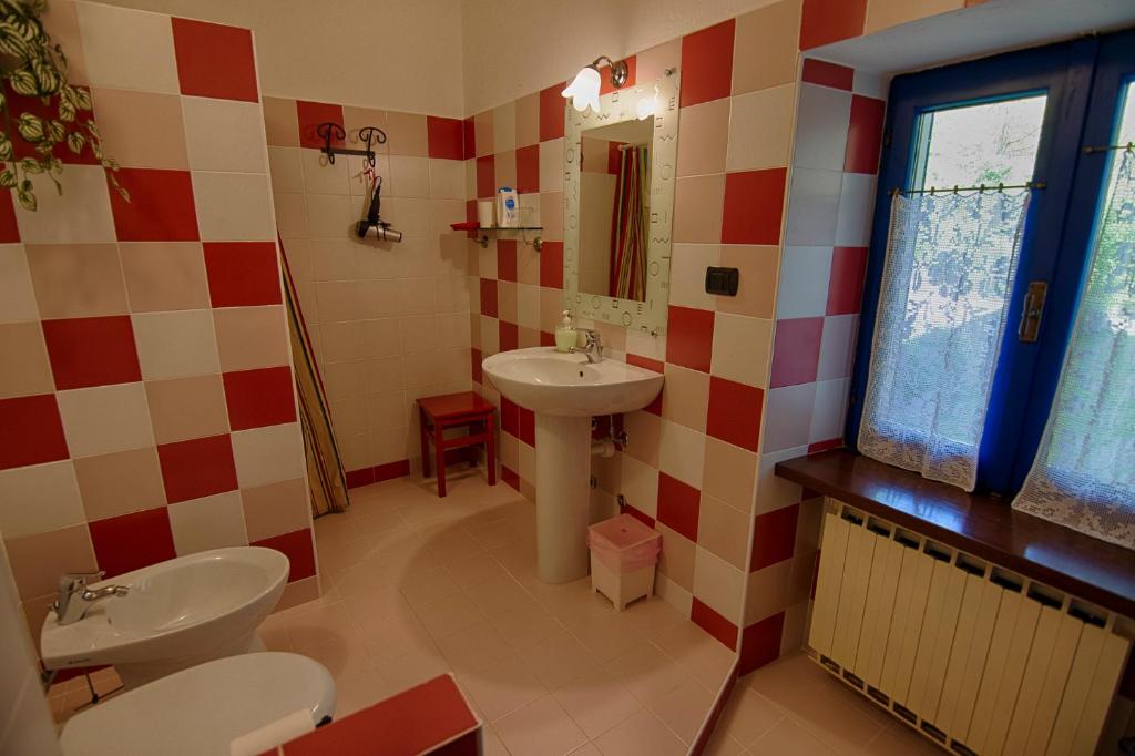 Koupelna v ubytování B&B Il Sole Delle Rive