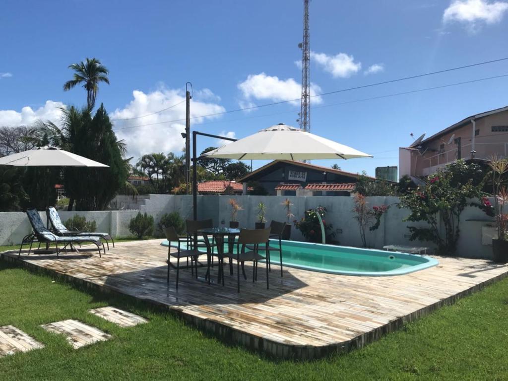  Serrambi - 4 quartos com piscina e churrasqueira