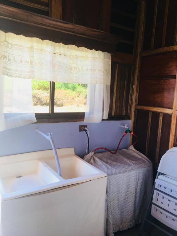 Postel nebo postele na pokoji v ubytování Las Pavitas Cottages