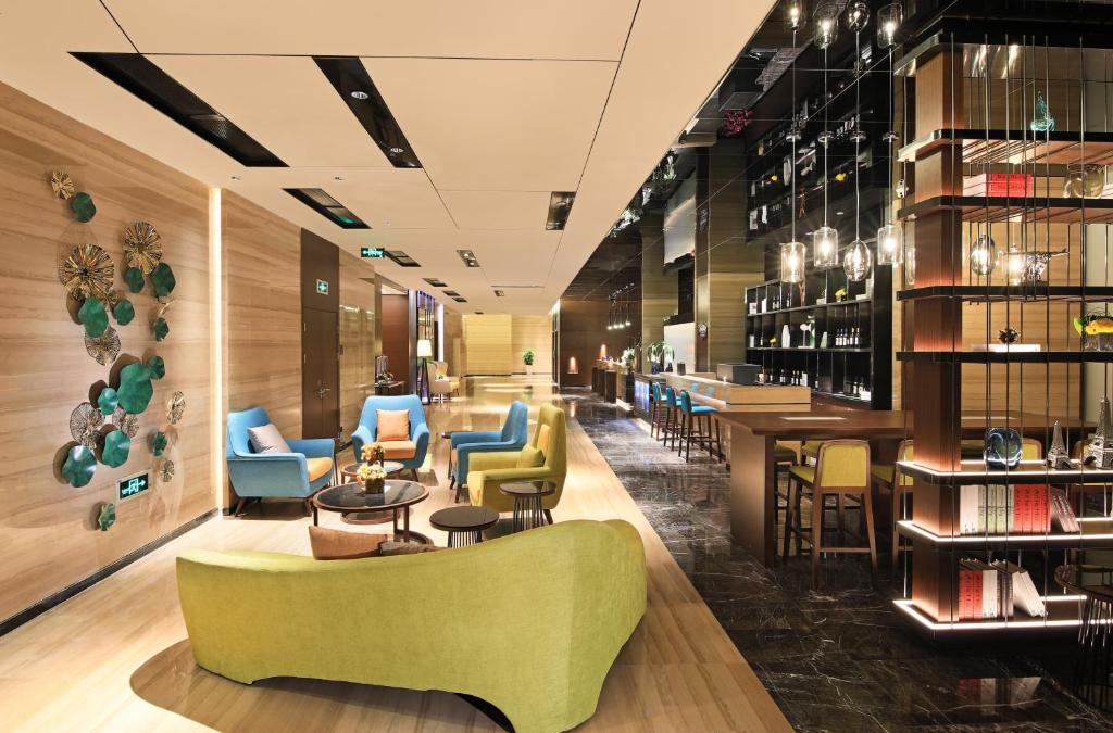 Posezení v ubytování Hampton By Hilton Foshan Sanshui