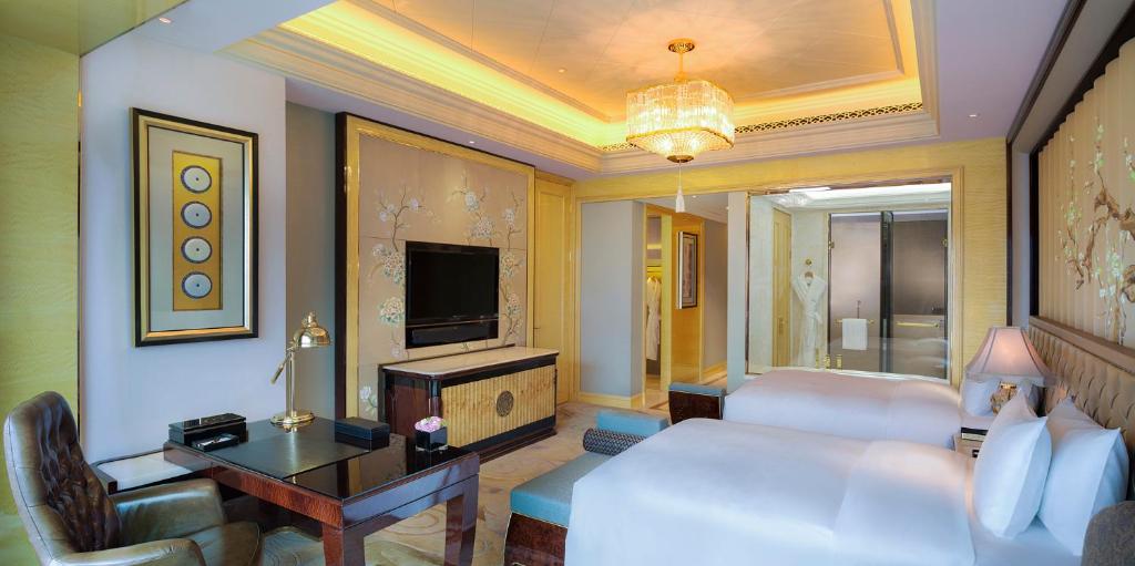 Wanda Reign Wuhan - Chambre Lits Jumeaux Exécutive Avec Vue Sur Lac