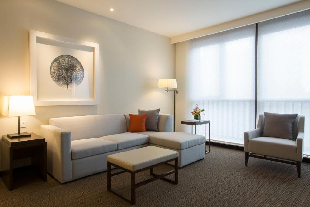 Posezení v ubytování Hyatt Place Shanghai New Hongqiao
