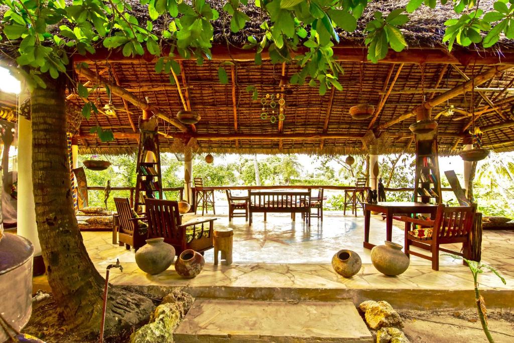Zahrada ubytování Mangrove Lodge
