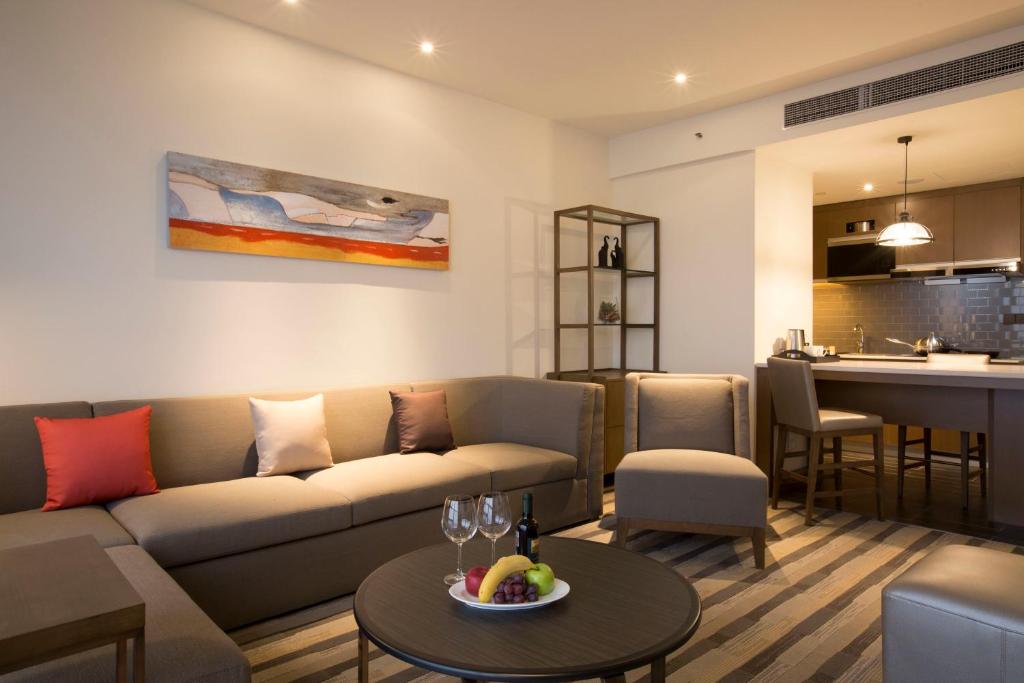 Posezení v ubytování Hyatt House Shanghai New Hongqiao