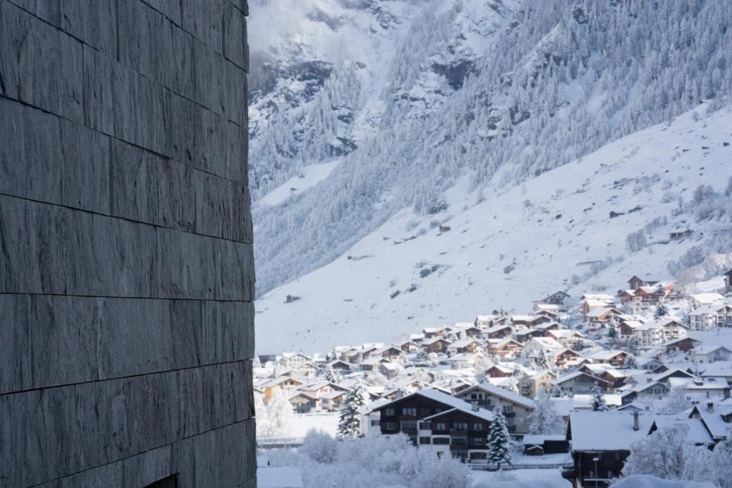 Hotel Steinbock Vals v zimě