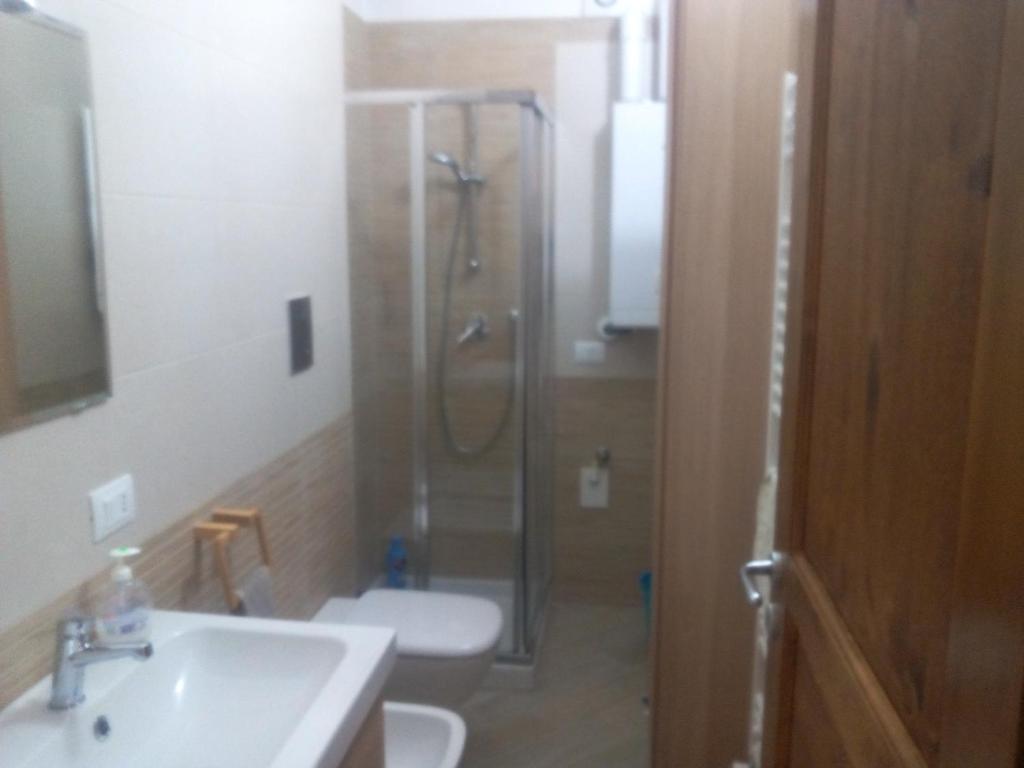 Kúpeľňa v ubytovaní Chalet di montagna