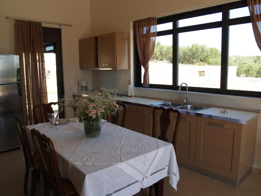Kuchyň nebo kuchyňský kout v ubytování Villa Rotunda A
