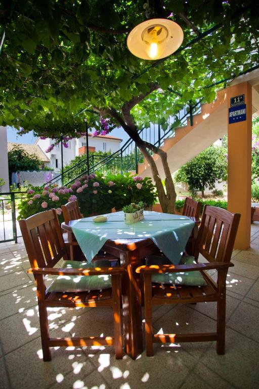 Zahrada ubytování Apartments Dubra