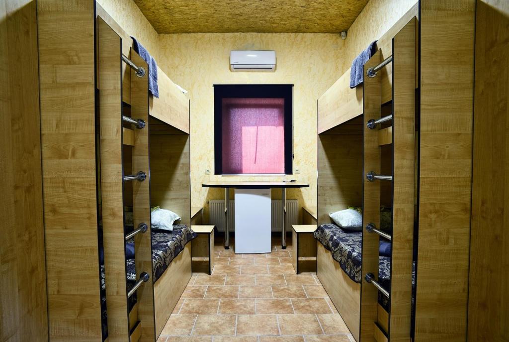 Posezení v ubytování Logovo Hostel
