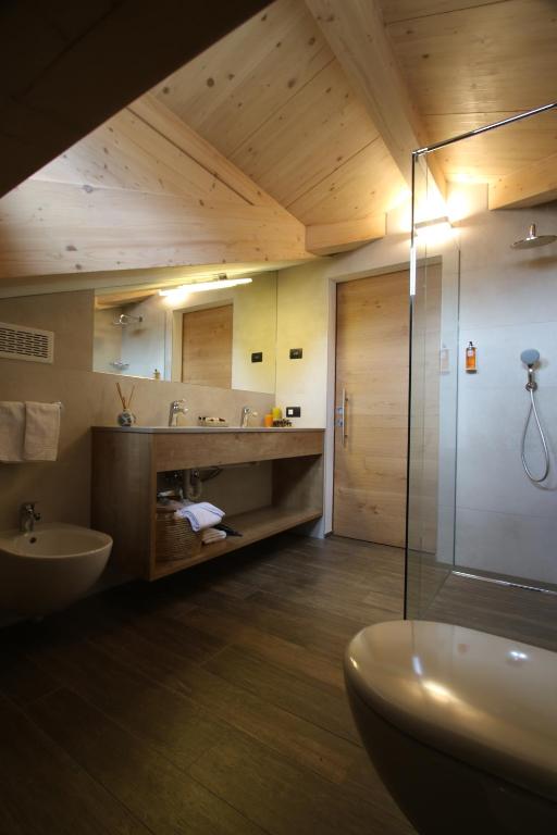 Koupelna v ubytování Chalet Teresa