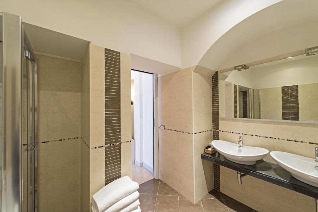 Koupelna v ubytování Hotel Campiello