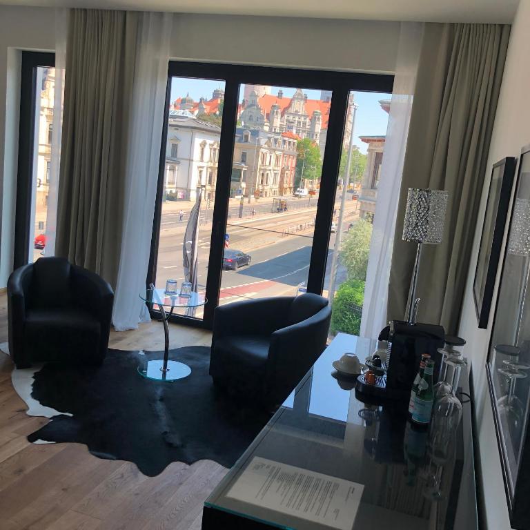 Posezení v ubytování Voss Villa