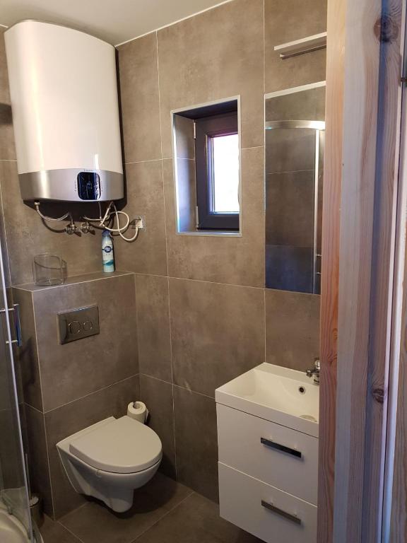 Kúpeľňa v ubytovaní Sarbinowo Prestige - Ekskluzywne domki nad morzem