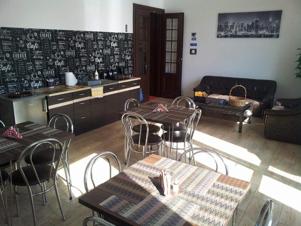 Posezení v ubytování Hostel Maxim