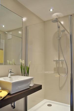 Koupelna v ubytování Hotel Prinzen