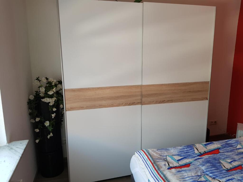 Postel nebo postele na pokoji v ubytování Nicky
