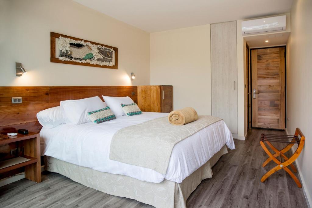 Cama o camas de una habitación en Maki Hotel