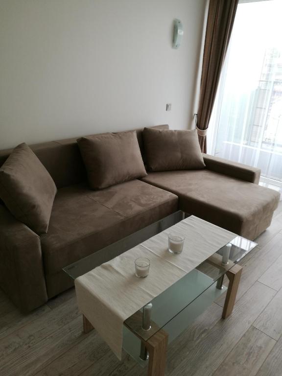 Posezení v ubytování Ąžuolo apartamentai