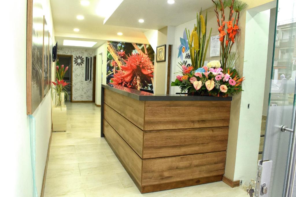 Vstupní hala nebo recepce v ubytování Hotel El Lago 1