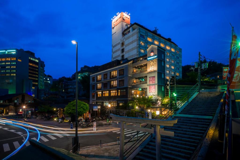 旅館が所在する建物