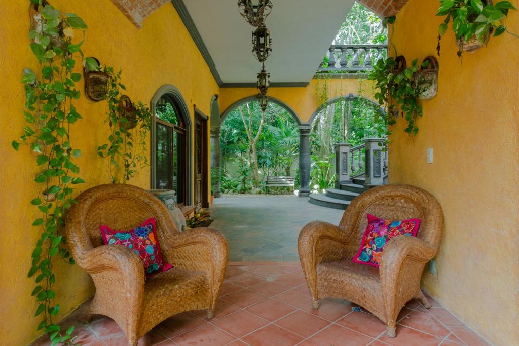 Zahrada ubytování Hacienda Xcaret