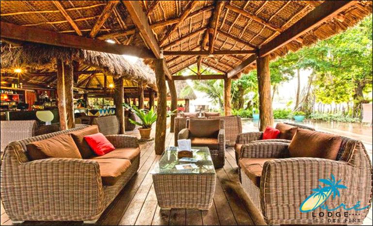 Posezení v ubytování Oure Lodge Beach Resort