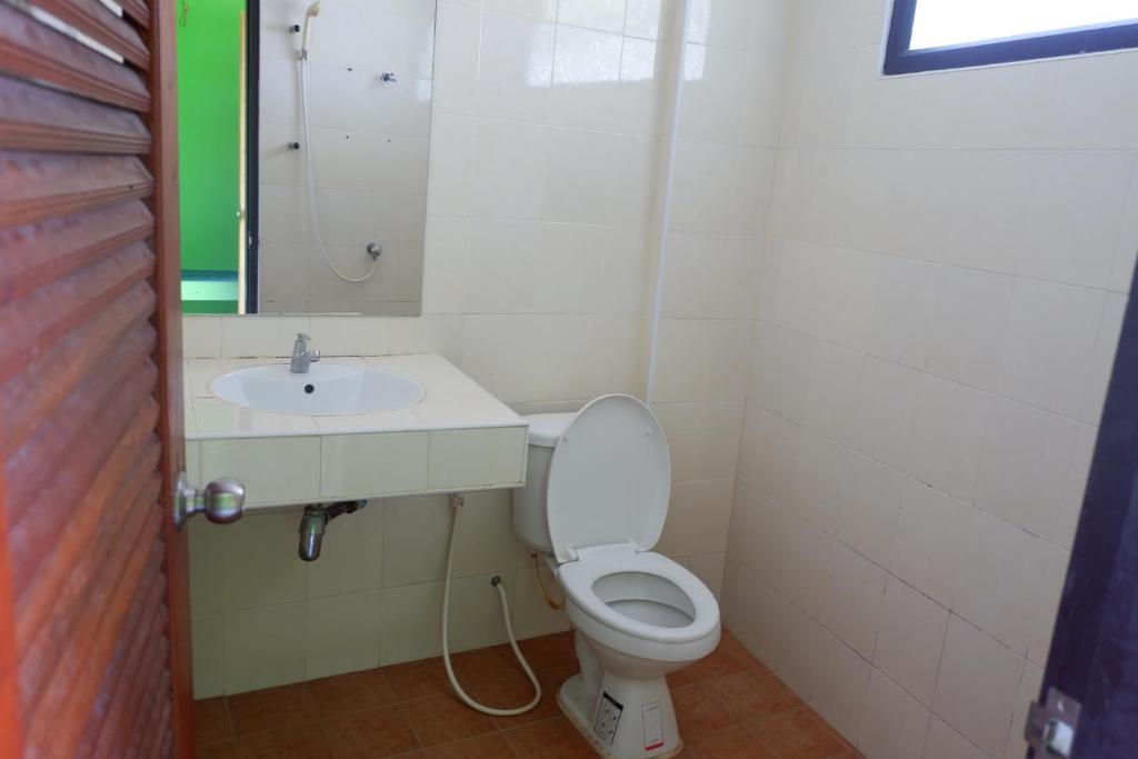 Koupelna v ubytování Pott Guesthouse