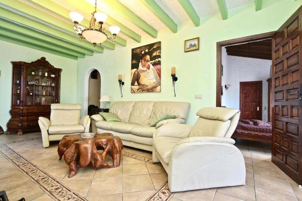 Posezení v ubytování Villa in Maryvilla