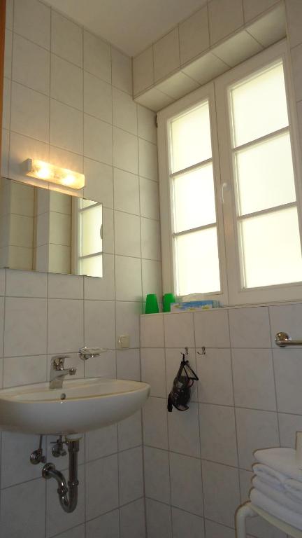Koupelna v ubytování Hotel Garni Meeresgruß