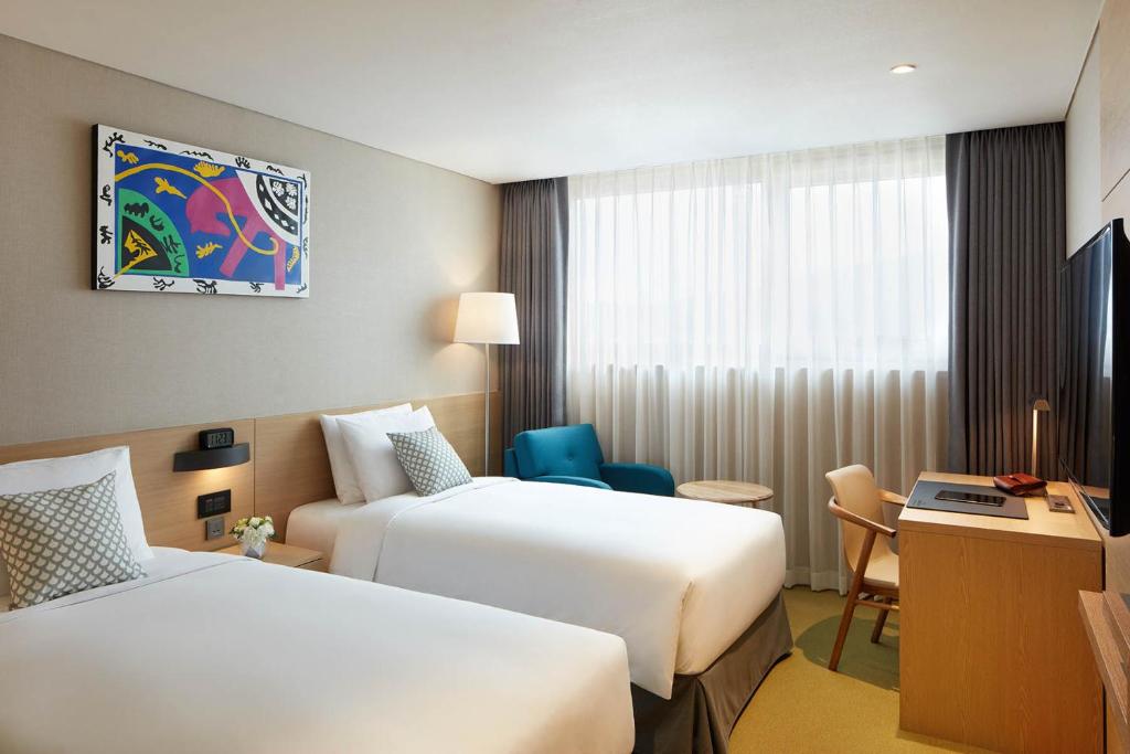 Howard Johnson by Wyndham Incheon Airport - 優れたツインルーム - 非喫煙