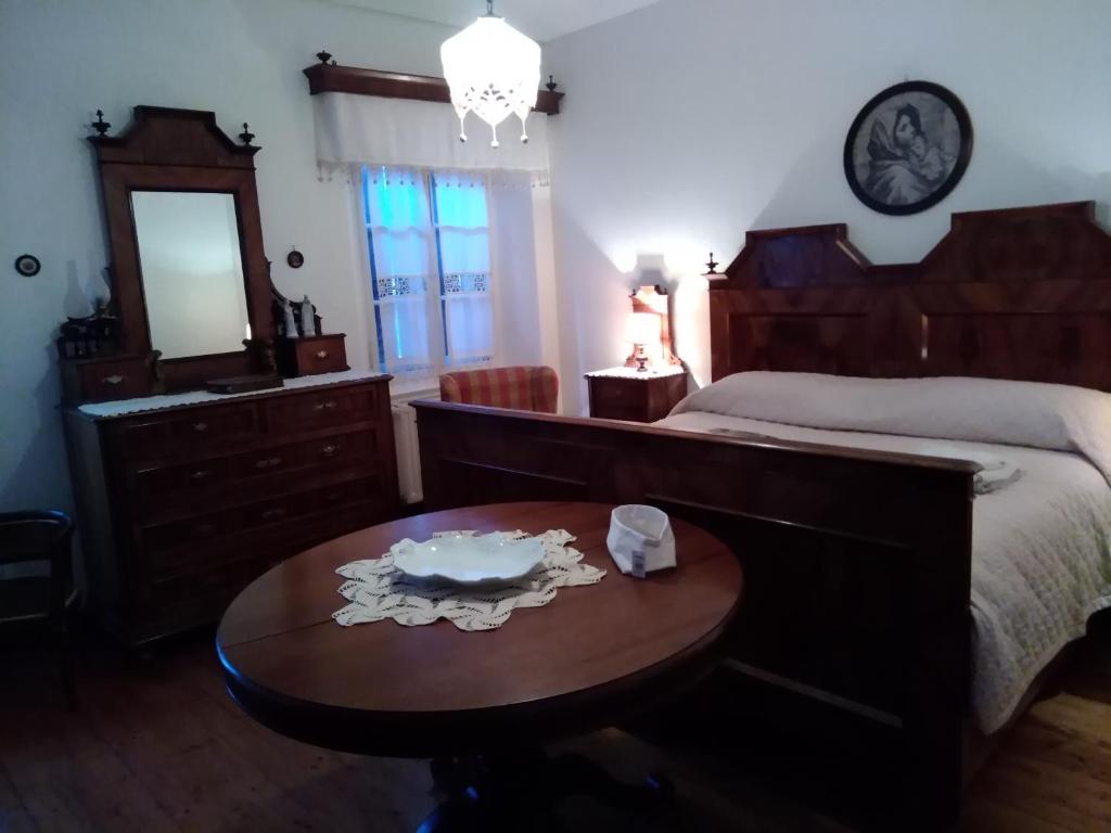 Postel nebo postele na pokoji v ubytování Sot la Cleva