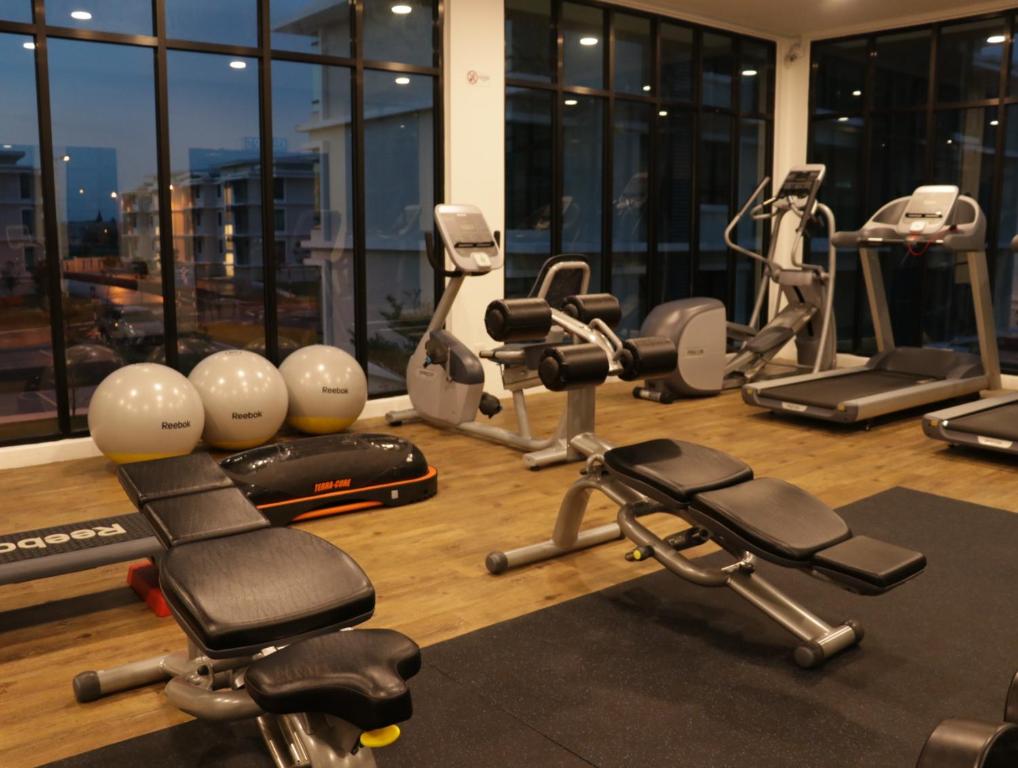 Fitness centrum a/nebo fitness zařízení v ubytování The Meadow Park