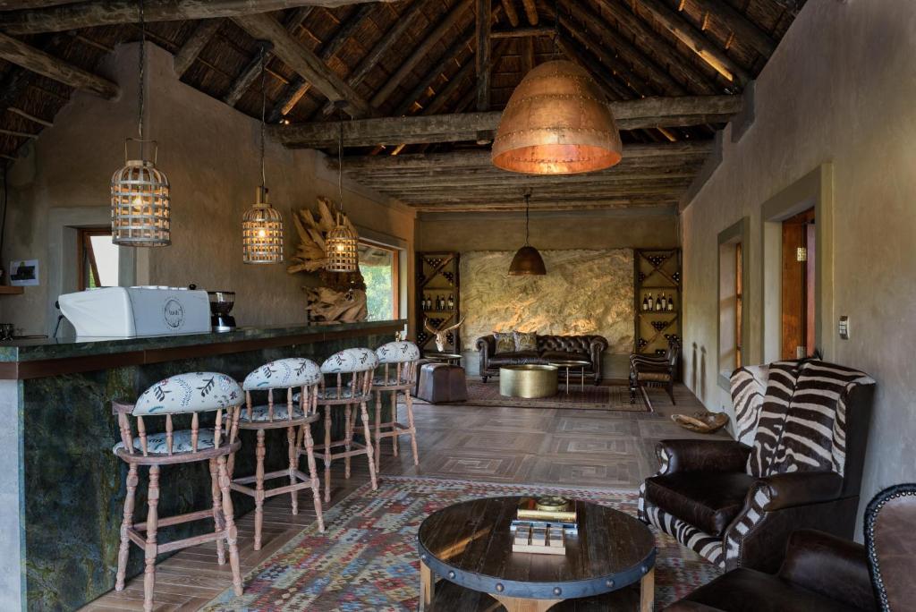Posezení v ubytování Lush Private Game Lodge